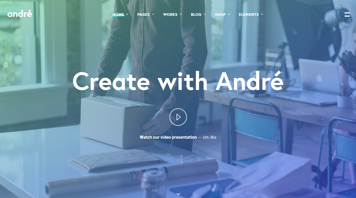 Andre WordPress Theme