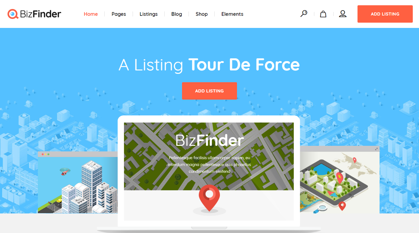 Bizfinder WordPress Theme