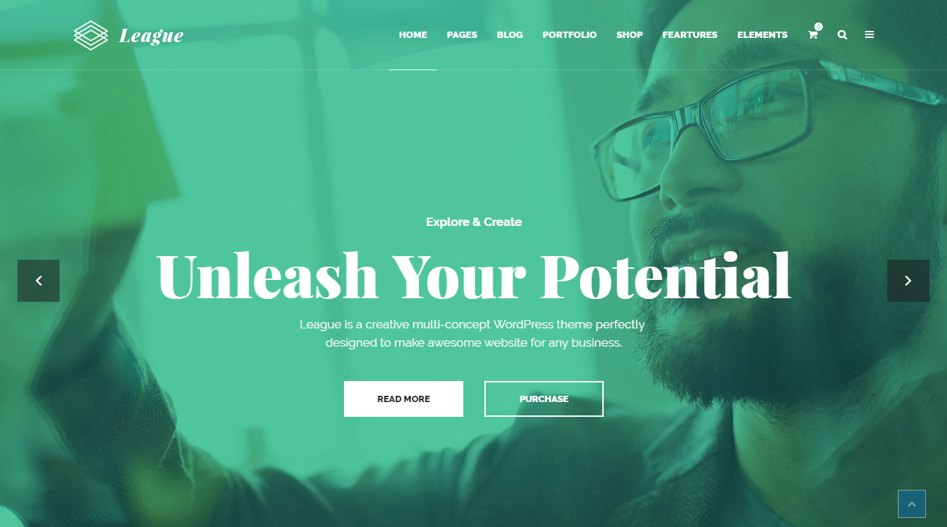 BusinessLeague WordPress Theme