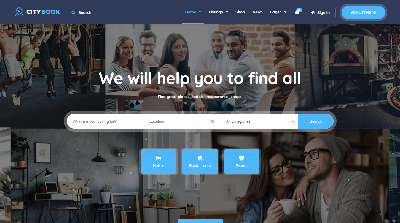 CityBook WordPress Theme