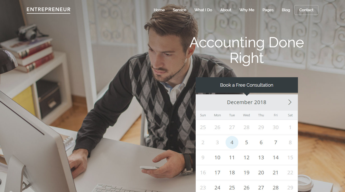 Entrepreneur WordPress Theme