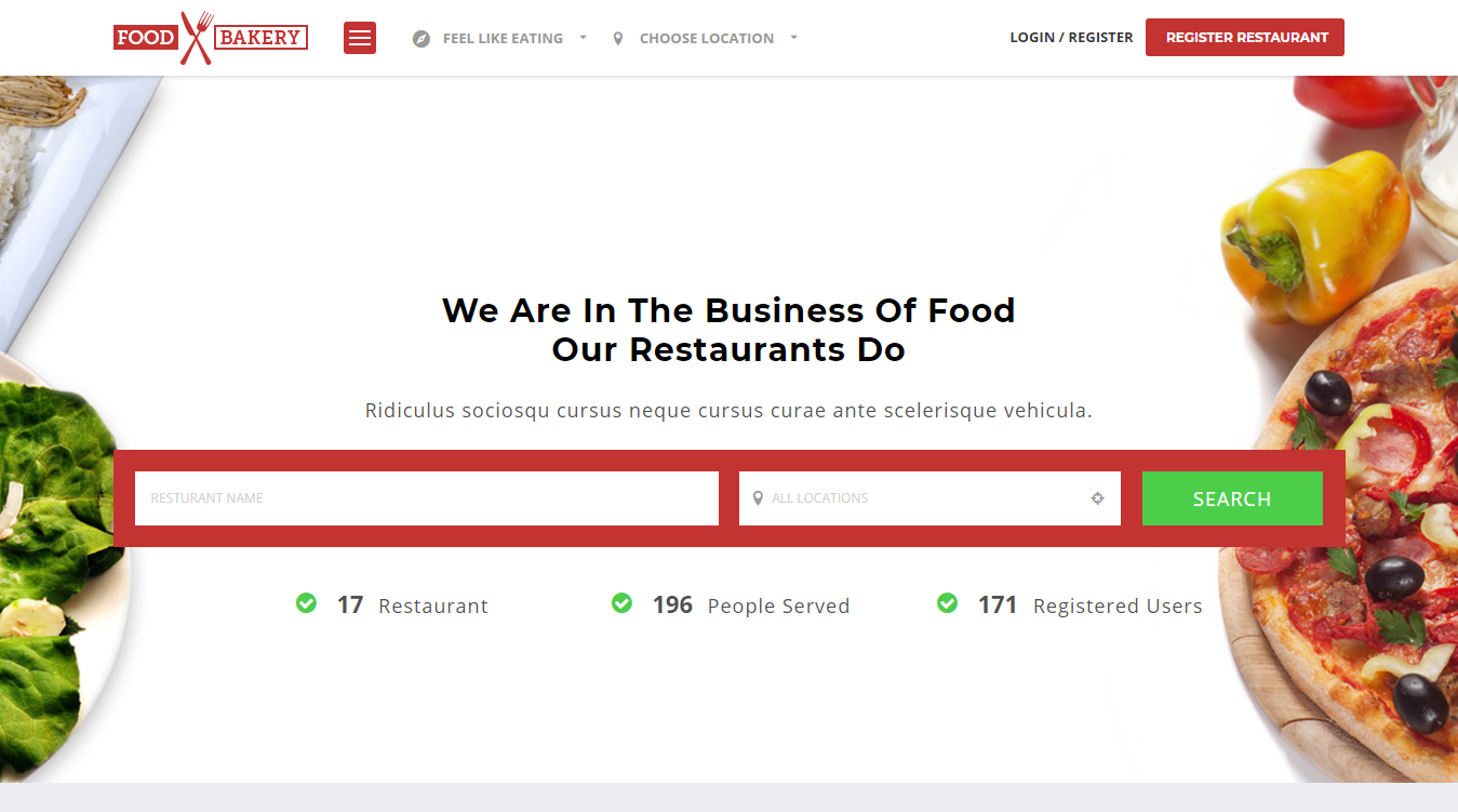 FoodBakery WordPress Theme