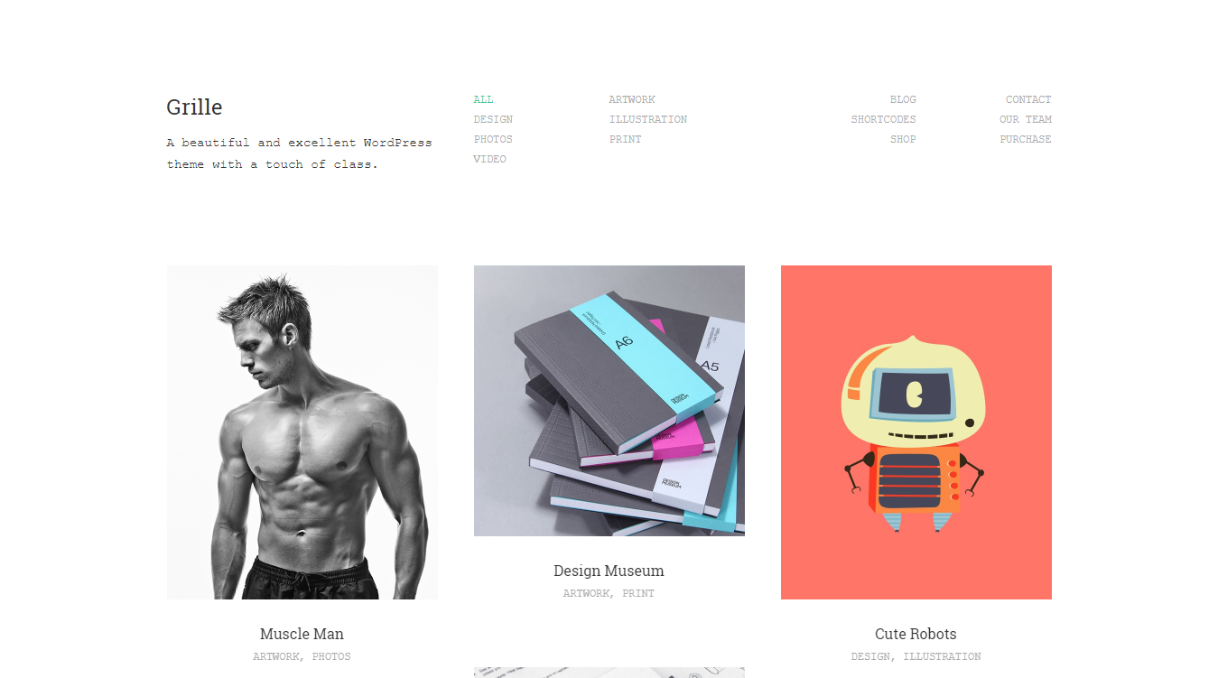 Grille Digital WordPress Theme