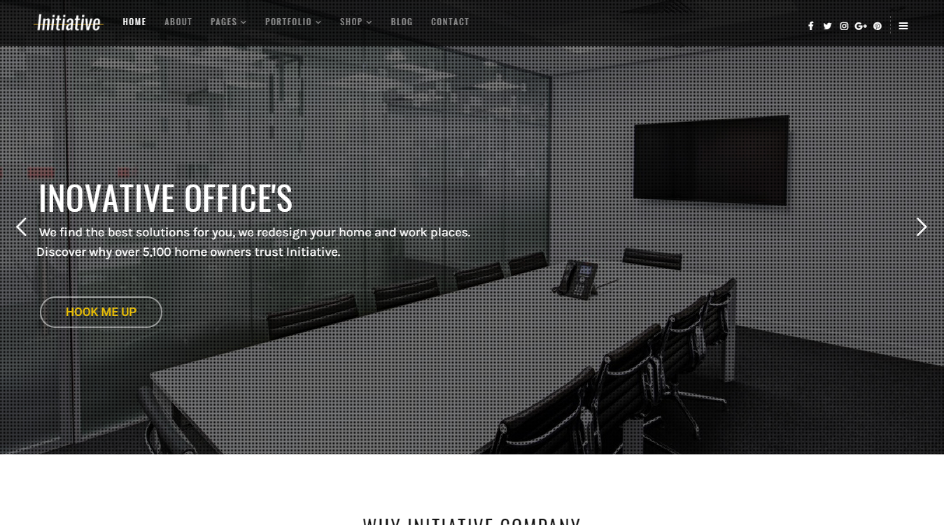 Initiative WordPress Theme