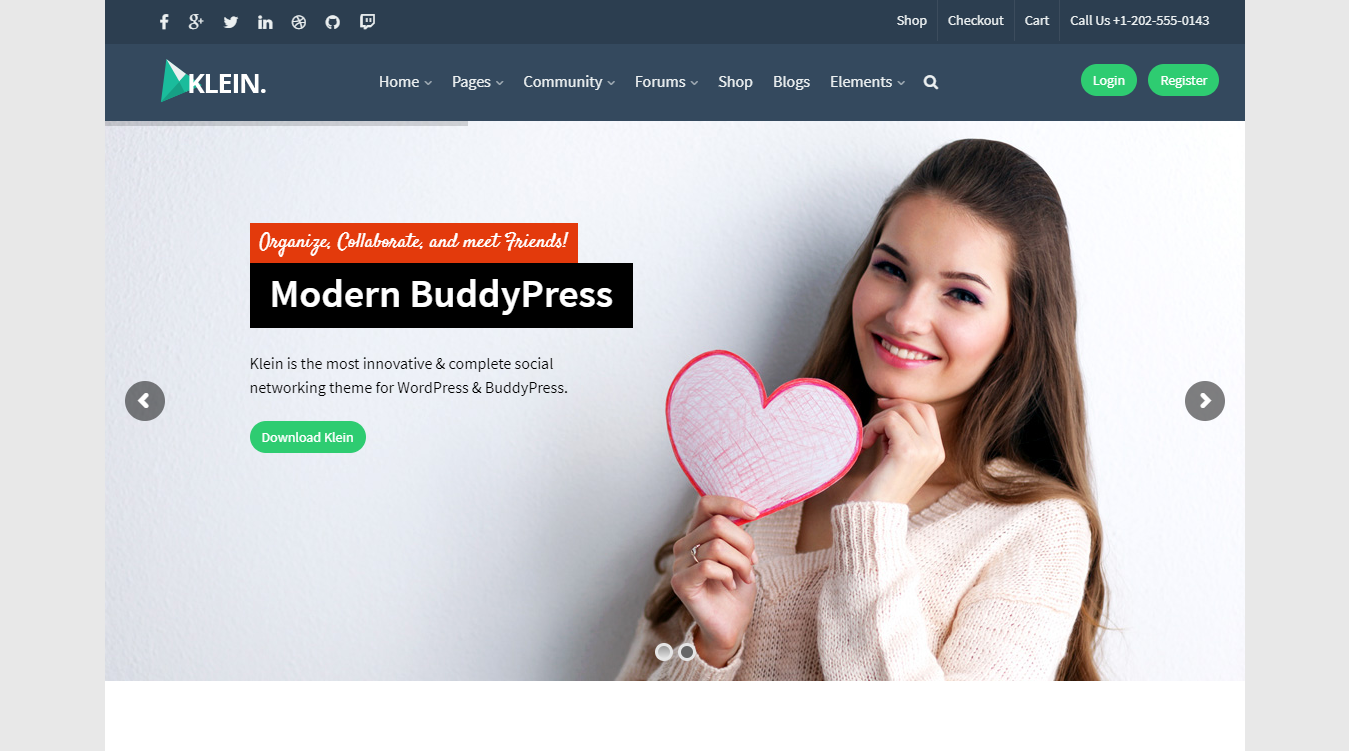 Klein WordPress Theme