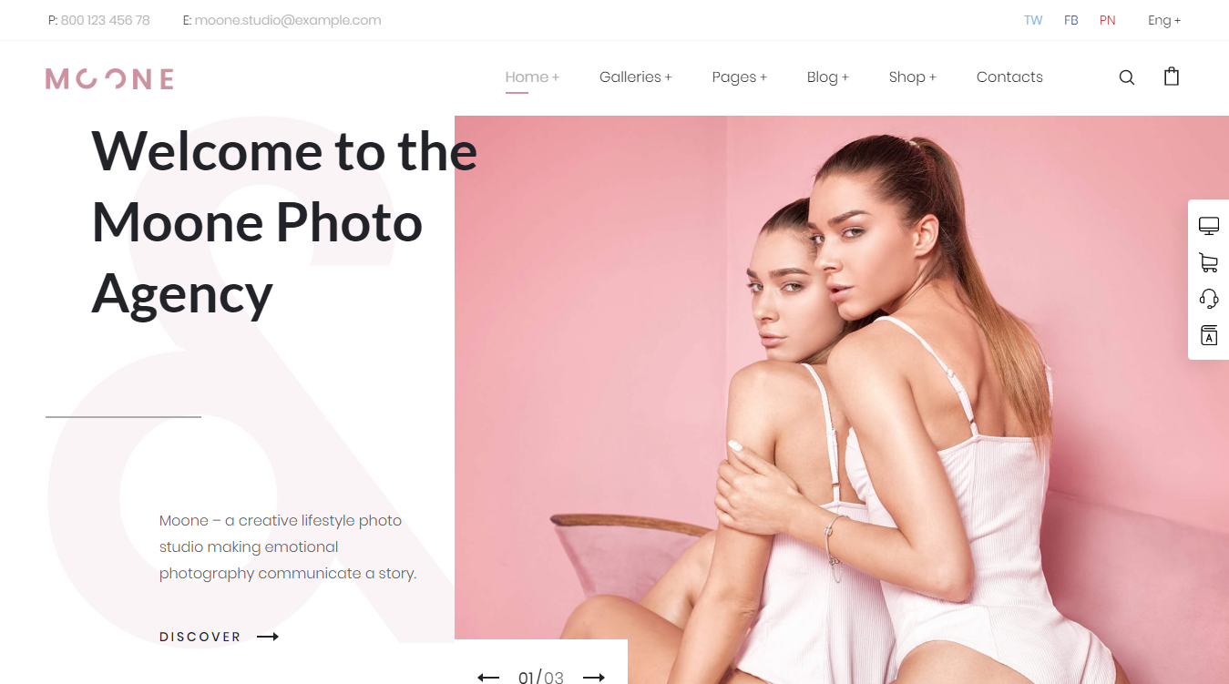 Moone WordPress Theme