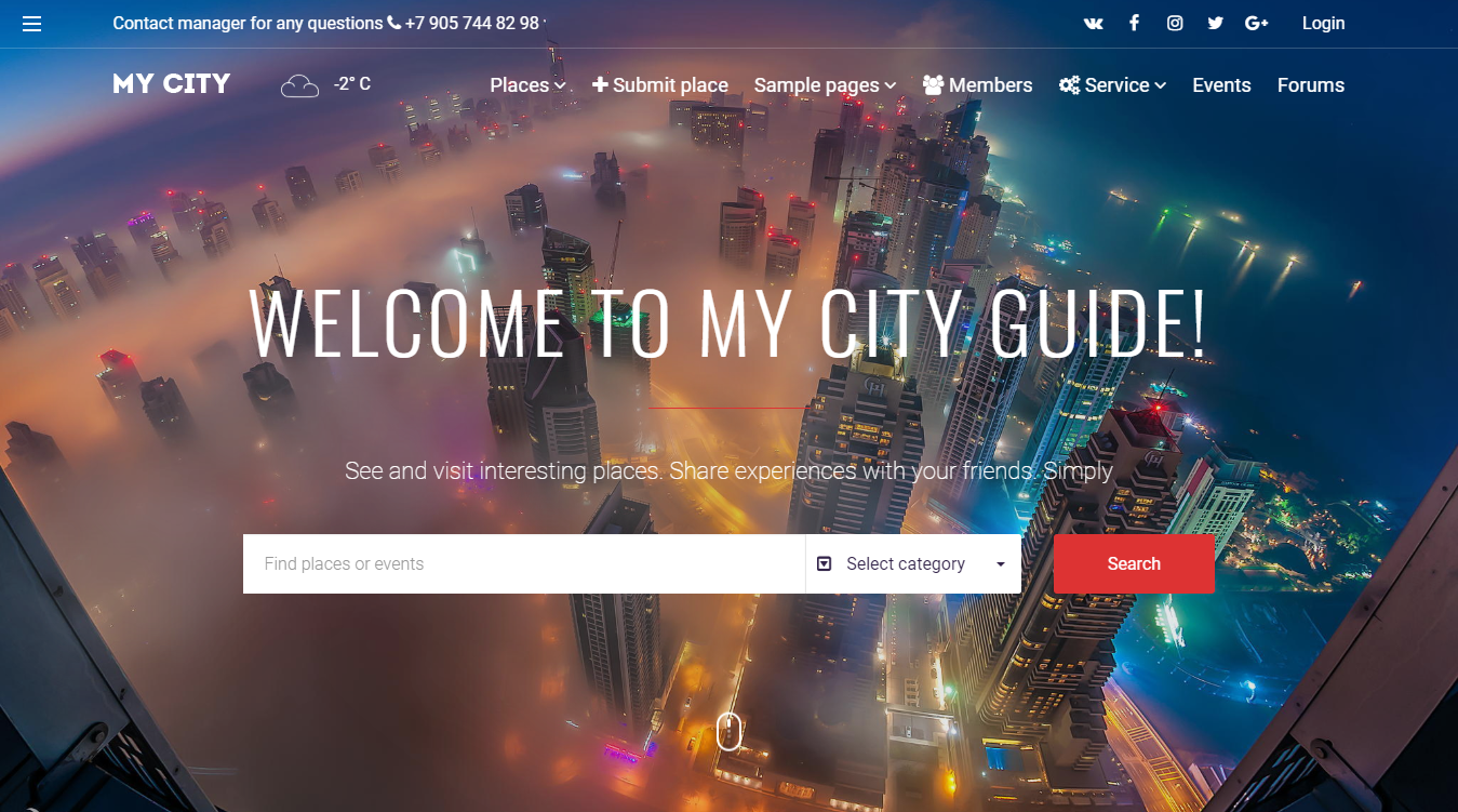 MyCity WordPress Theme