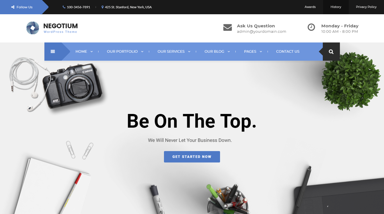 Negotium WordPress Theme