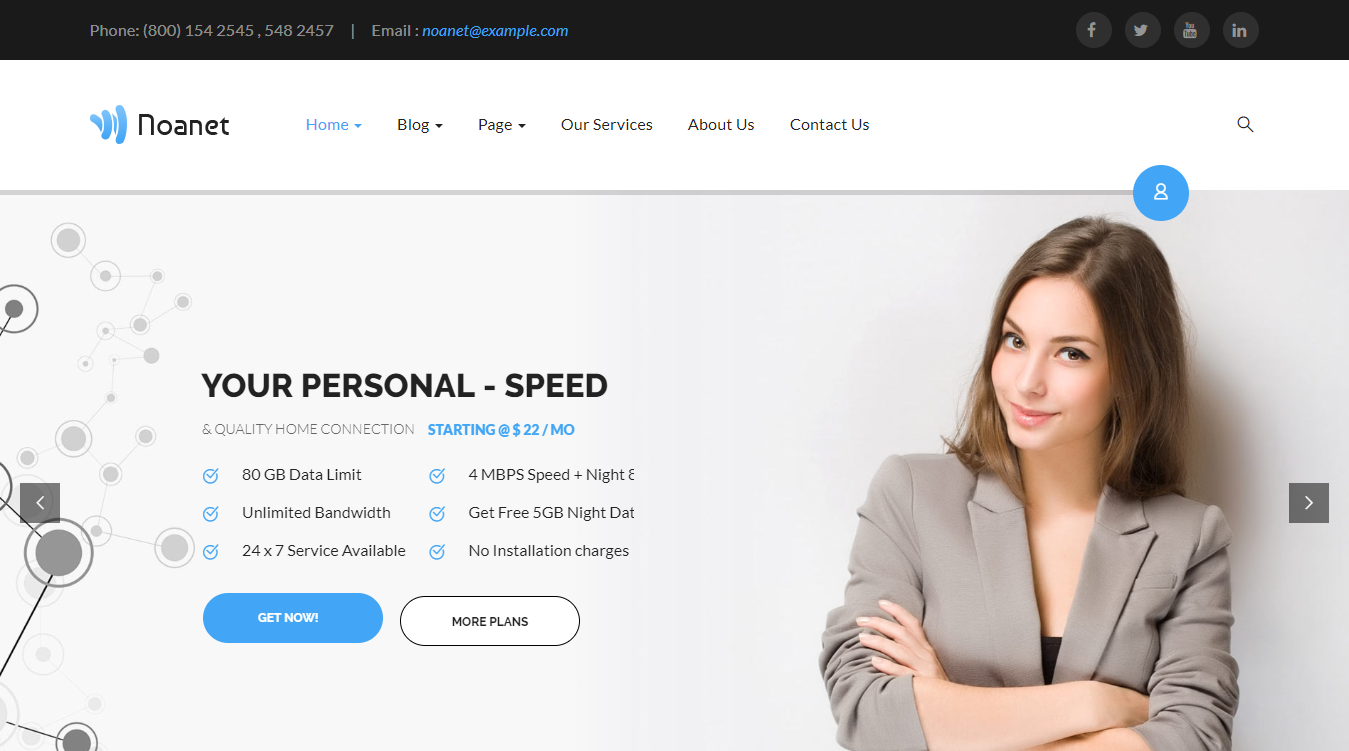 Noanet WordPress Theme