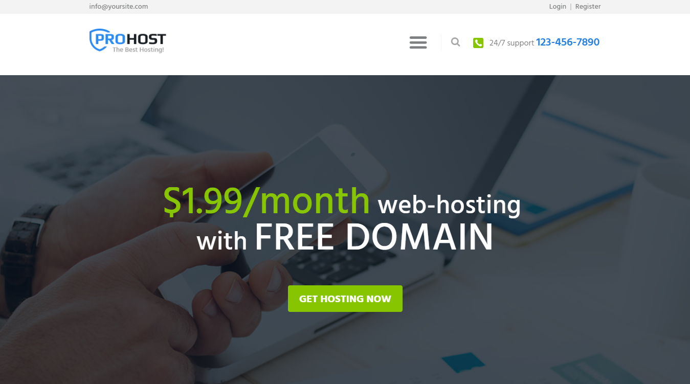 Prohost WordPress Theme