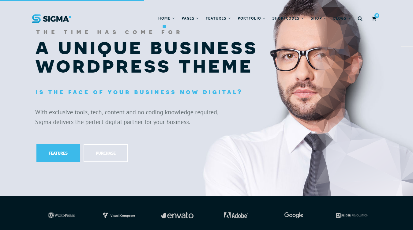 Sigma WordPress Theme