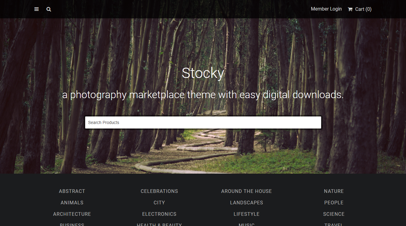 Stocky Digital WordPress Theme